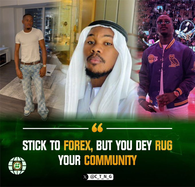 Stick to Forex, but You Dey Rug Your Community?